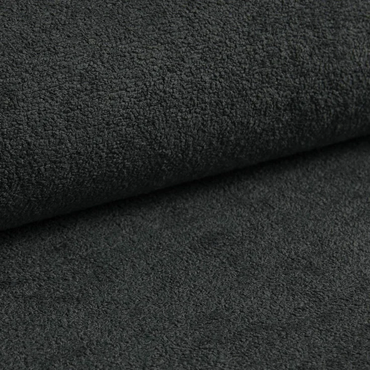 KRISAN MÖBEL Sofa ARIA 2-Sitzer Schlafsofa 122 × 95 × 84 cm in Dunkelgrau Stoff GERA mit Schlaffunktion und Bettkasten, Farbe: Dunkelgrau – Bild 7