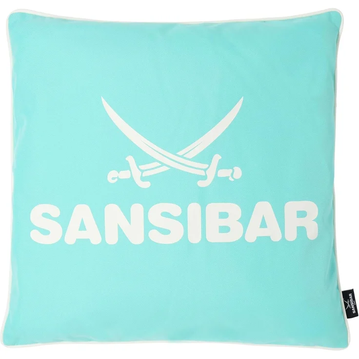 Kissen SANSIBAR BH 45x45 cm türkis Dekokissen