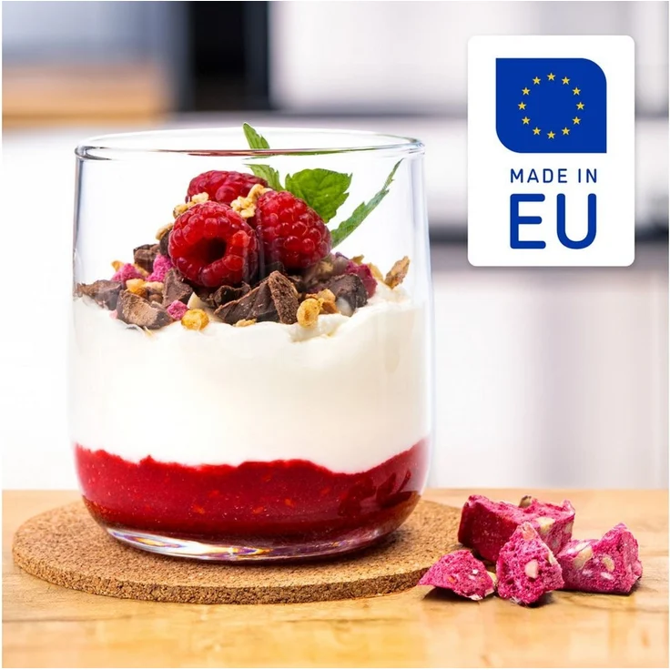KONZEPT Dessertschale Dessertgläser Set aus Glas, große Gläser für Nachtisch, (6-tlg), glas, 220 ml – Bild 3