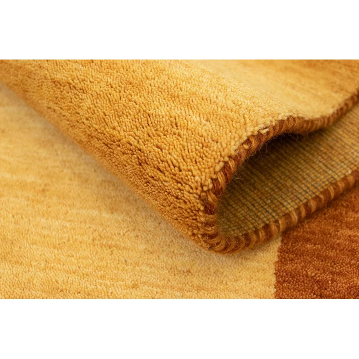 Gabbeh Teppich - Indus »Tella« 300x250 cm - gold – Bild 5