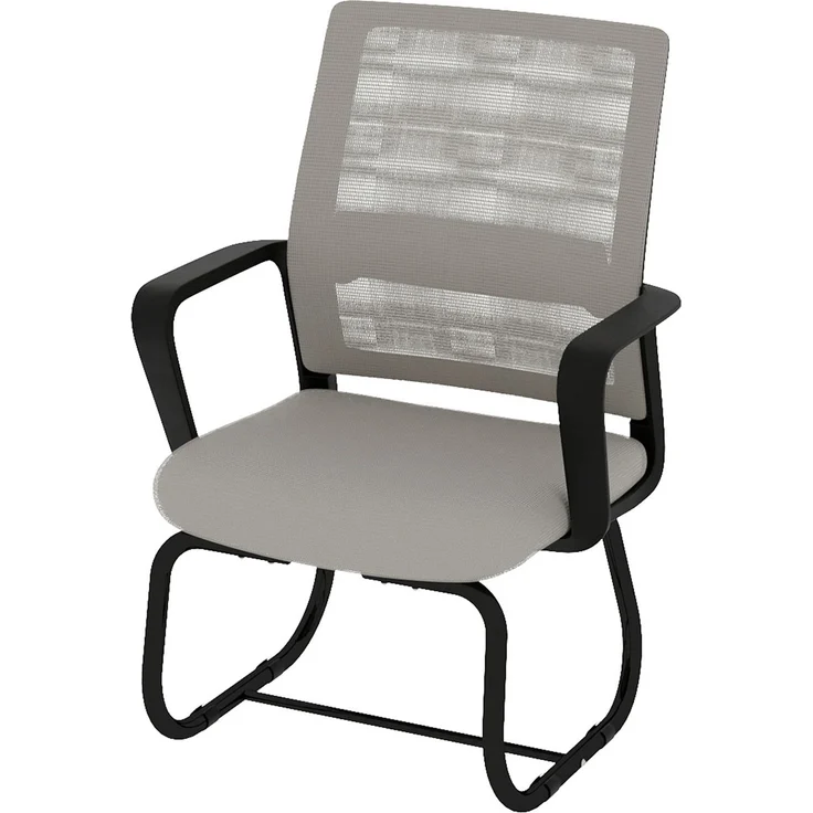 Minimalist Modern Office Chair – Metal Frame, Soft & Comfortable, Home & Office Use, Multiple Colors Available--Grau + Schwarz--45x55x90cm--YOUDENOVA – Bild 7