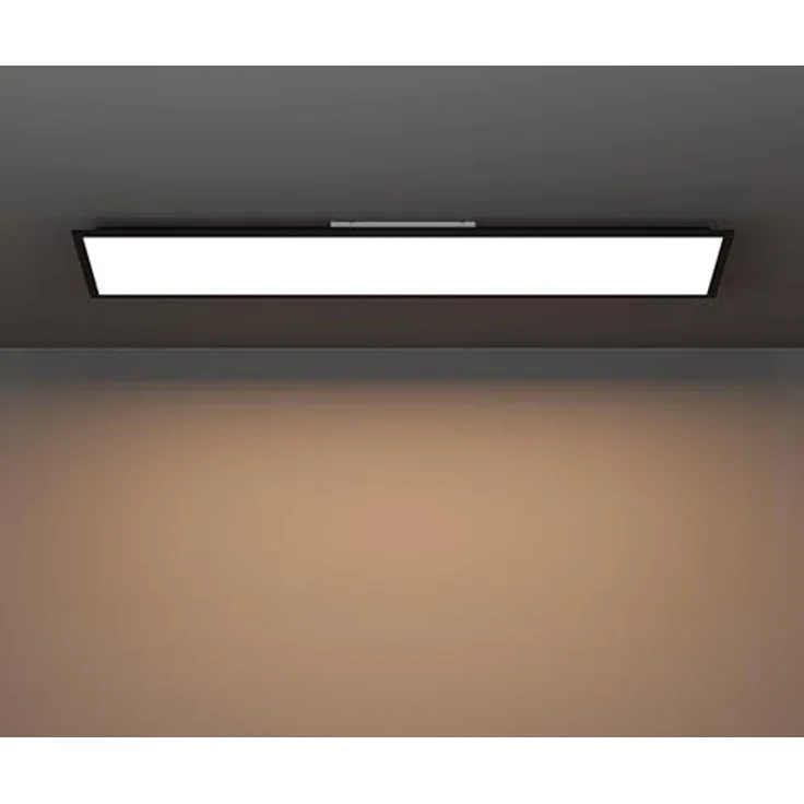EGLO LED Panel Moradillo, Deckenleuchte flach in Schwarz-Weiß, dimmbare Lichtfarbe warmweiß, neutralweiß, kaltweiß, 30 x 120 cm, 33 Watt, 4300 Lumen – Bild 3