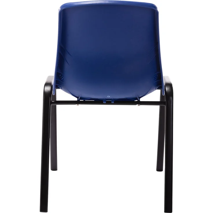 CLP 4er Set Stapelstuhl Nowra Kunststoff stapelbar und mit modernem Design,blau – Bild 5