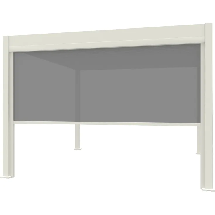 Weide Sonnenrollo für Weide Pergola | weiß