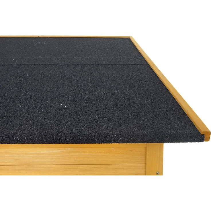 1er-Fahrradgarage HWC-H60, Fahrradbox Geräteschuppen Gerätehaus, MVG abschließbar 152x184x98cm ~ braun – Bild 6