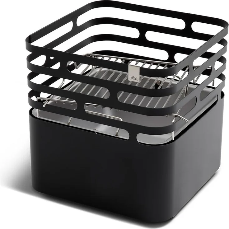 höfats Grillrost für Feuerkorb 'CUBE', Edelstahl, silber, 41 x 41 x 10 cm – Bild 5