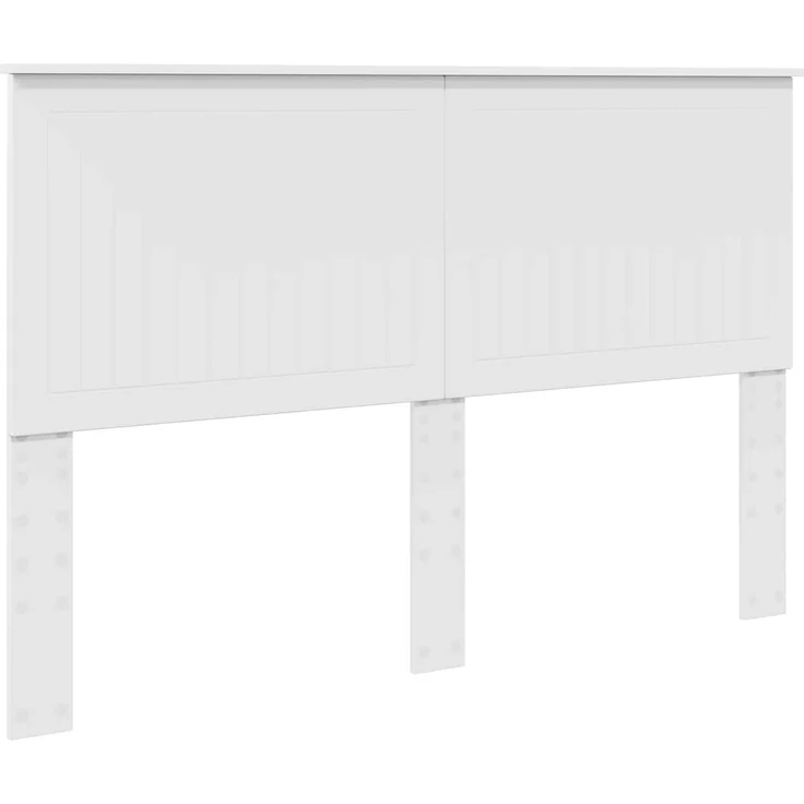 vidaXL Aufbewahrungsbett mit Kopfteil Weiß 150 x 200 cm Holzwerkstoff 3411194 – Bild 6