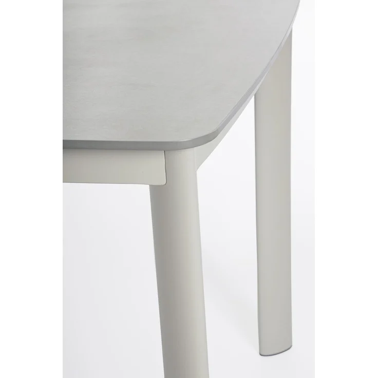 Gartenesstisch Alcora aus Aluminium und Stein, modern, beige Saturn, 180x90 cm, für 4–6 Personen – Bild 5