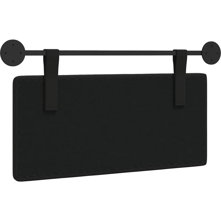 vidaXL Hängendes Kopfteil Schwarz Kunstleder 5 x 100 x 55 cm (Art-Nr 42031883) – Bild 7