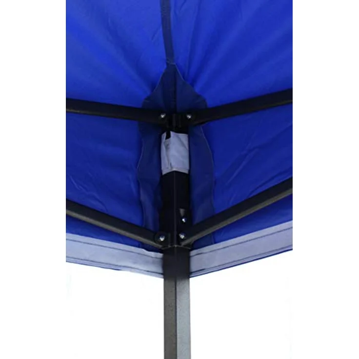All Seasons Gazebos 3x3 m vollständig wasserdichtes Faltpavillon mit 4 Seitenteilen - Königsblau – Bild 7