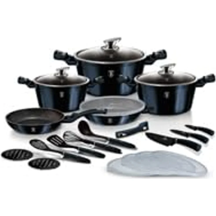 Berlinger Haus Kochen Berlinger Haus Topfset 22 El. Metallic Aquamarine BH7183 – Bild 8