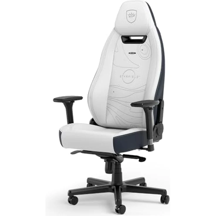 noblechairs LEGEND Gaming Stuhl - Starfield Edition, ergonomisch mit Kaltschaumpolsterung und 60-mm-Rollen, bis 150 kg belastbar – Bild 1