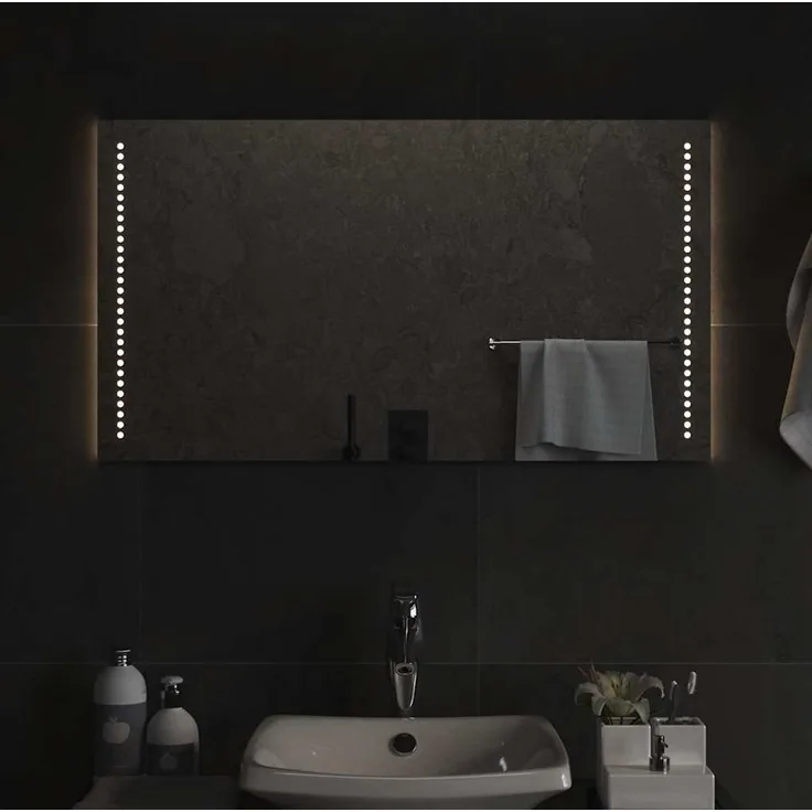 LED-Badspiegel, Wandspiegel, Badezimmerspiegel 90x50 cm