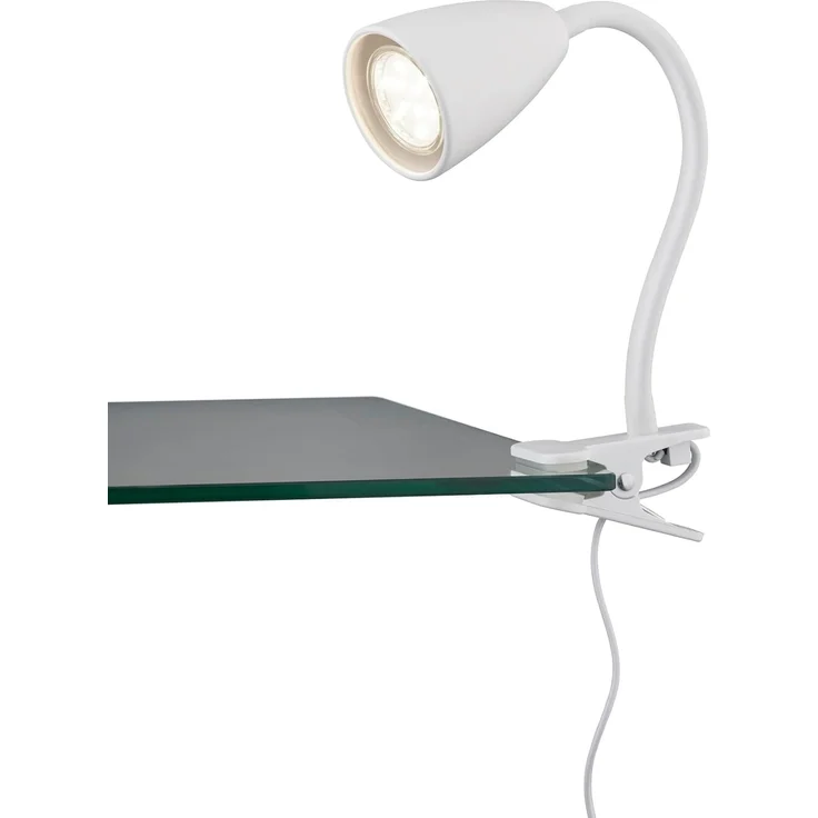 lightling Klemmleuchte Sandra, ohne Leuchtmittel, mit Schnurschalter, flexibel, IP20