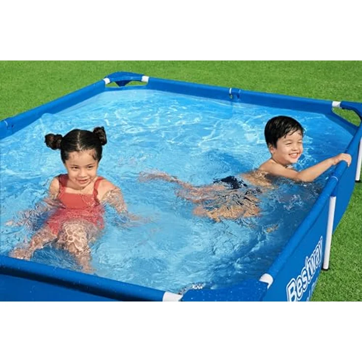 Bestway 1200 l Gerahmter Pool Stahlrahmen Blau 221x150 cm, 3 kg – Bild 8