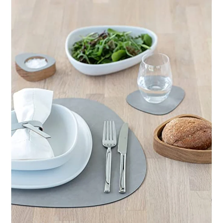 LIND DNA Platzset DOUBLE NUPO Tischset Curve light blue/light grey, Table Mat Curve L Double Nupo Light Blue/Light Grey – Bild 6