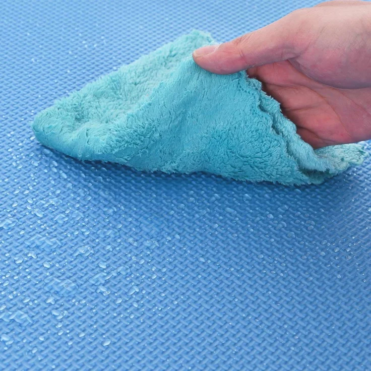 vidaXL Pool Bodenschutzmatte 49 stk. Ø 408 cm Rund EVA-Schaum Blau 42042644 – Bild 7