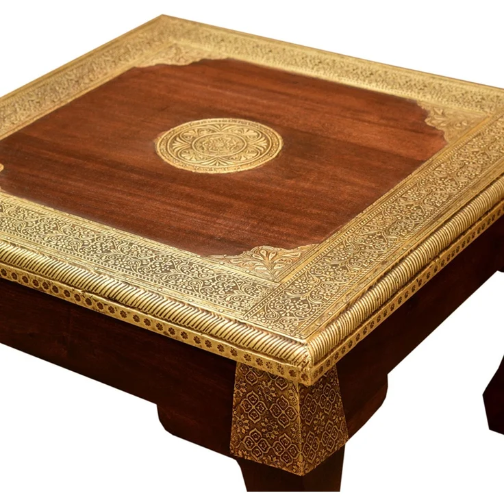 Orientalischer Opiumtisch Messing S – Bild 6