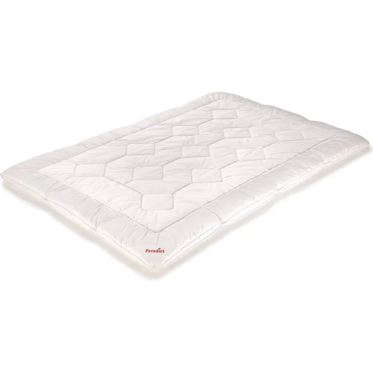 Paradies Vierjahreszeitenbett SINFONIE BL 155x220 cm weiß Bettdecke Ganzjahresbett