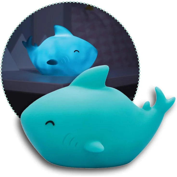 reer lumilu Sea Life Hai, Nachtlicht, Schlummerlicht, Beruhigungslicht, LED, Timer, 52303