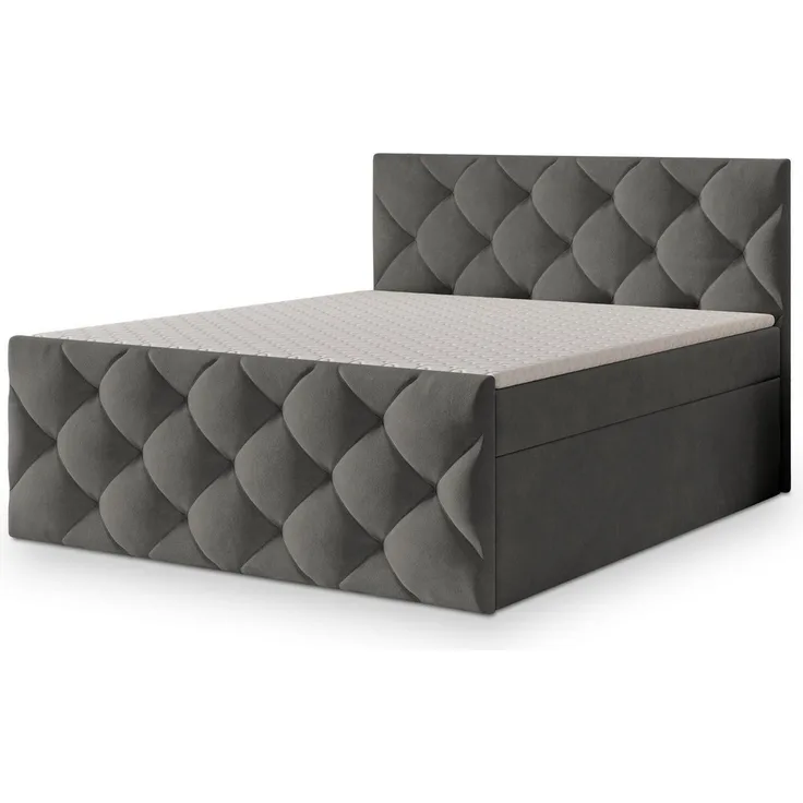 Masseno Boxbett ROVARI 180x200 cm mit Bonell Matratze und Topper