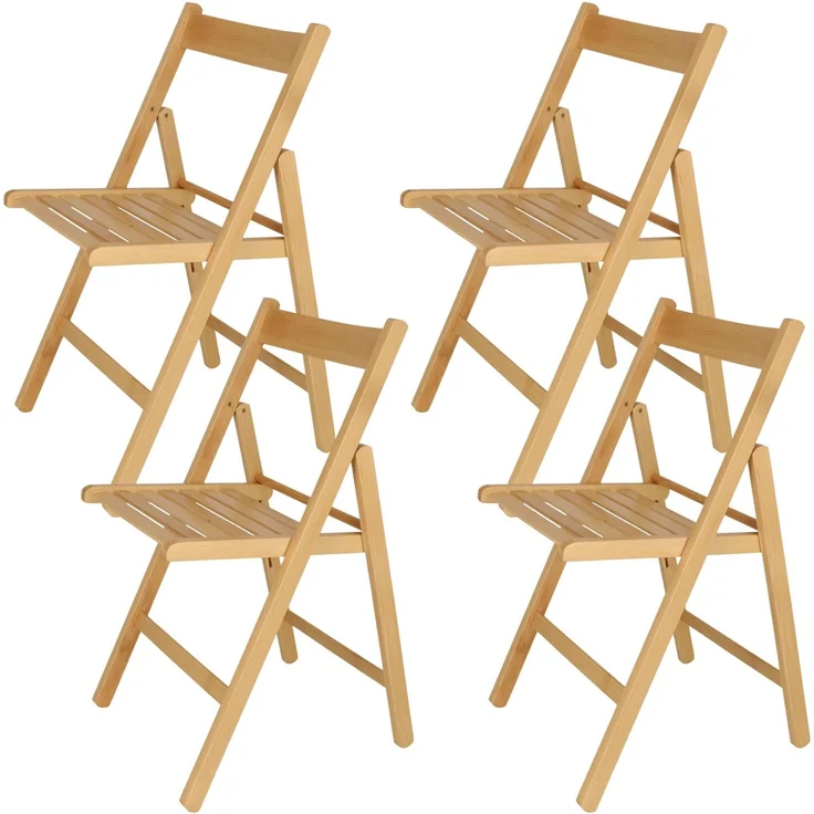 ARANAZ S.L. MANUFACTURAS DE LA MADERA Klappstuhl, Buchenholz, Öl, 43 x 47 x 79 cm