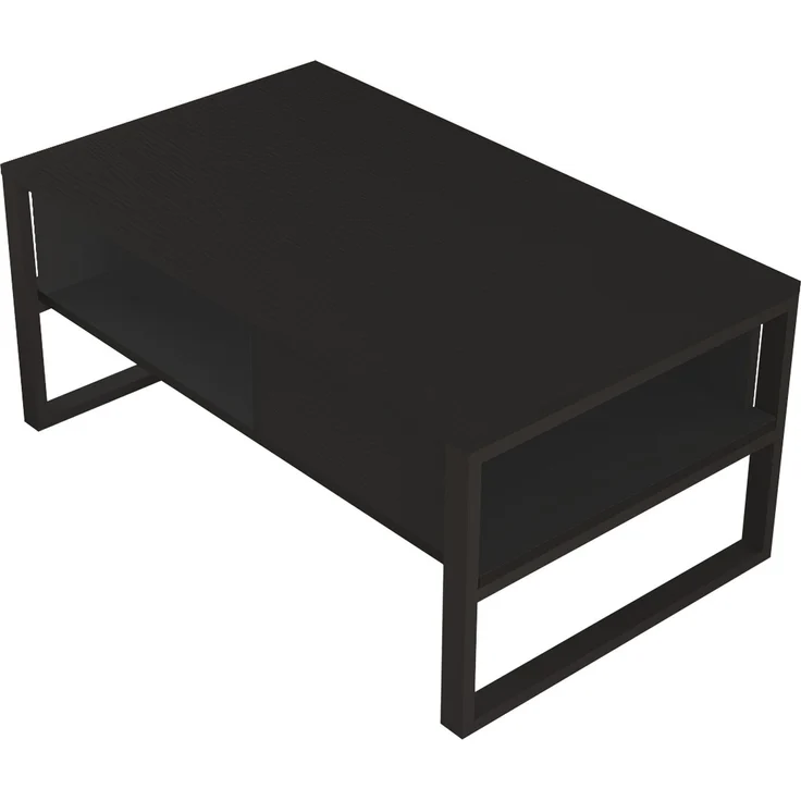 Couchtisch Laukaa 100x60x45 cm Schwarz [en. casa] – Bild 4