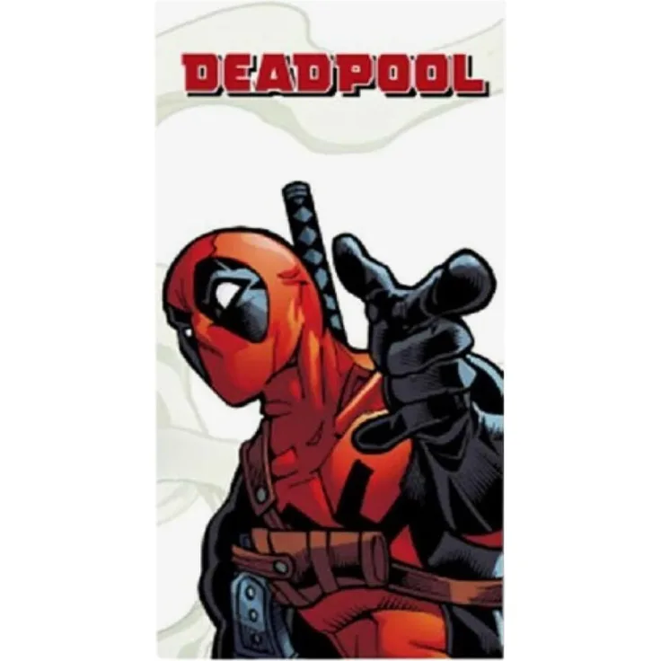 Marvel Deadpool Strandtuch – 100% Polyester, ideal für Sonne, Wasser und Abenteuer 140x70 cm