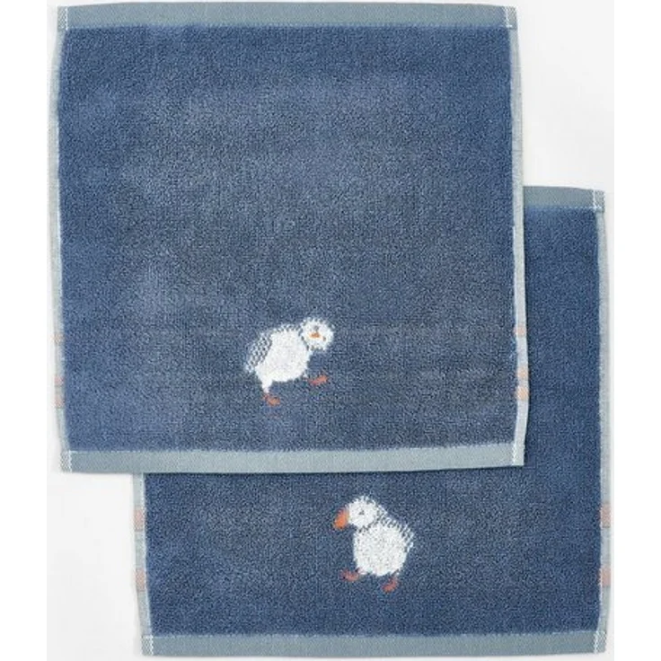 Next Waschlappen 2er Set Waschlappen mit Papageientaucher, (2-St) – Bild 2