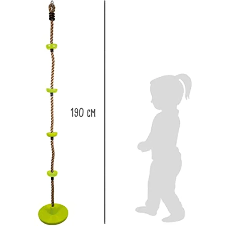 Legler small foot Kletterschaukel 2 in 1, Kletter Schaukel, Kletterseil, Klettern, Kinder, 11878 – Bild 3