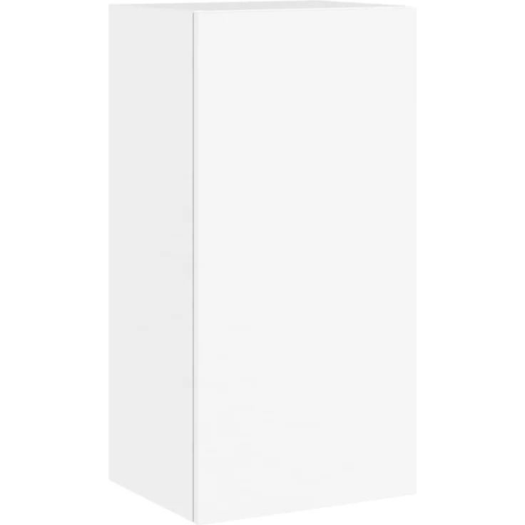 vidaXL 3-tlg. TV-Wohnwand mit LED-Leuchten Weiß 3216874 – Bild 9