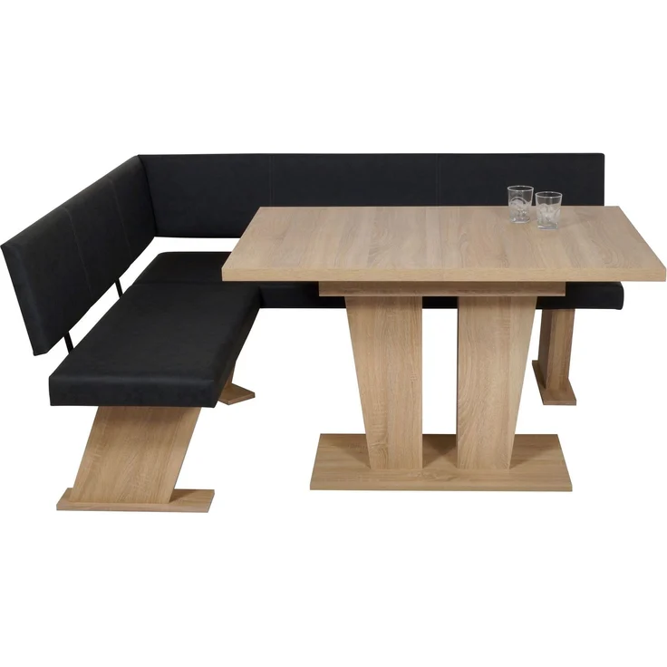 MSZ Design Eckbankgruppe Eckbank Essgruppe VERONA 150 x 181 cm Sonoma Eiche – Bild 3