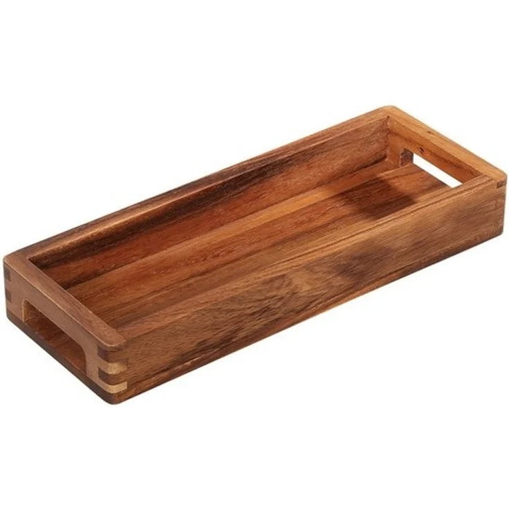 Serviertablett, Akazie 32 x 12 x 4,5 cm – Bild 4