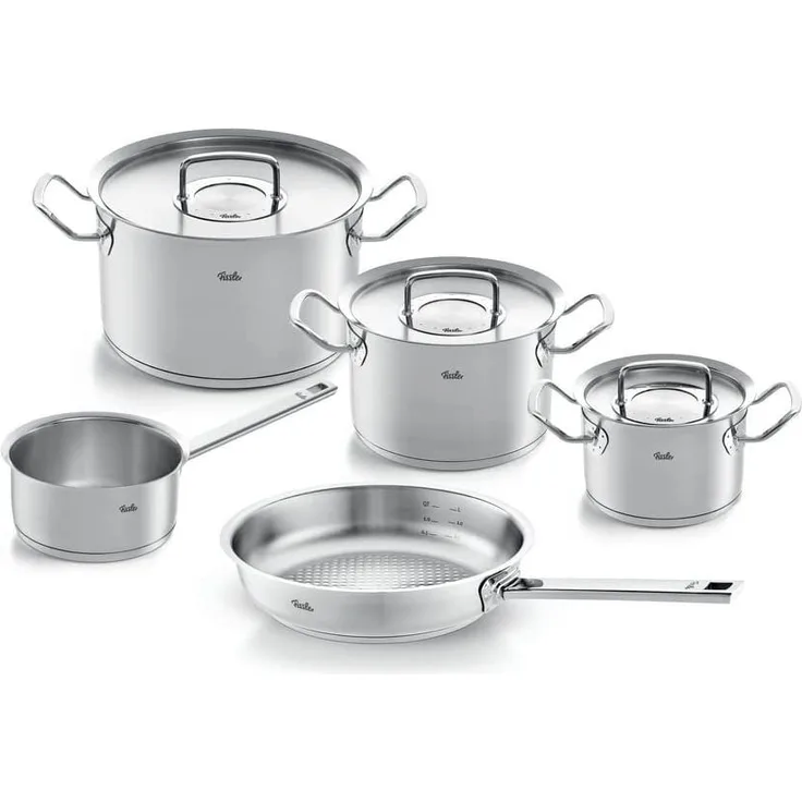 Fissler original-profi collection Topf-Set 5-tlg. mit Pfanne und Stielkasserolle