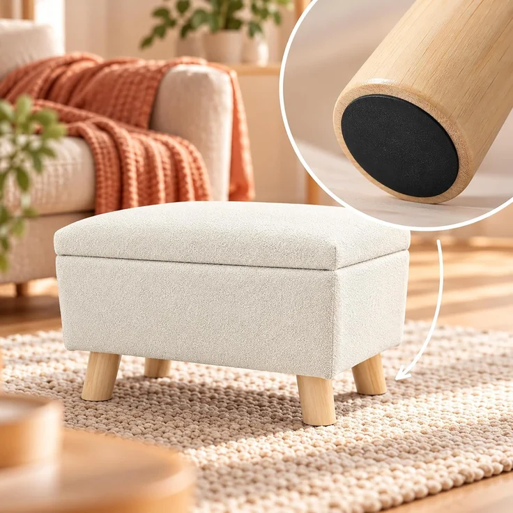 Relaxdays Fußhocker mit Stauraum – Bild 10