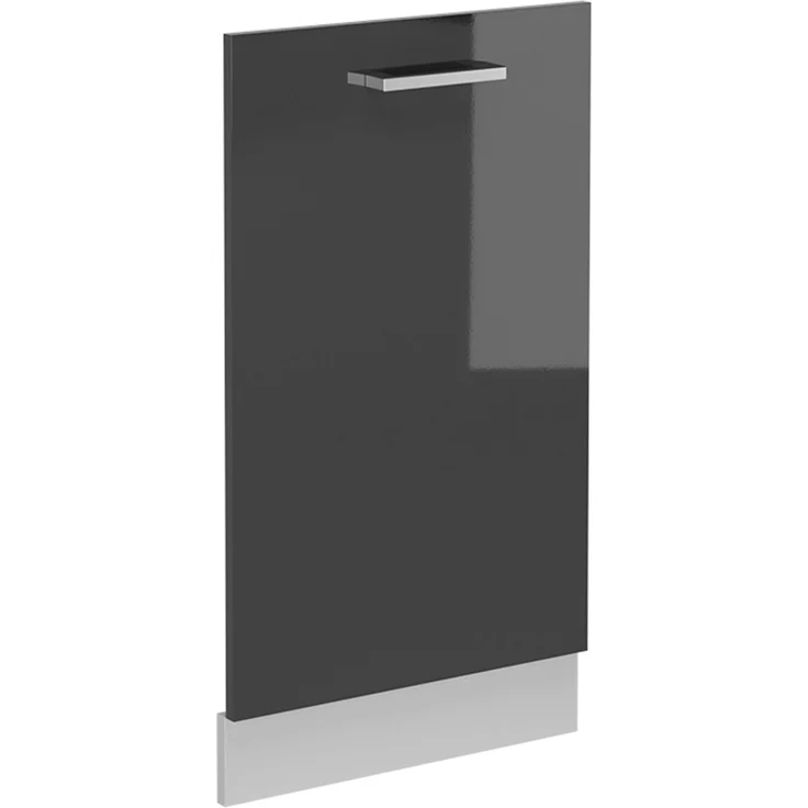 Geschirrspülblende R-Line Anthrazit Hochglanz 45 cm ohne Arbeitsplatte Vicco – Bild 1