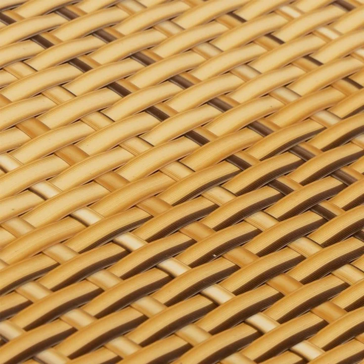 vidaXL Balkon-Sichtschutze 10 Stk. Hellbraun 255x19 cm Poly Rattan 156317 – Bild 6