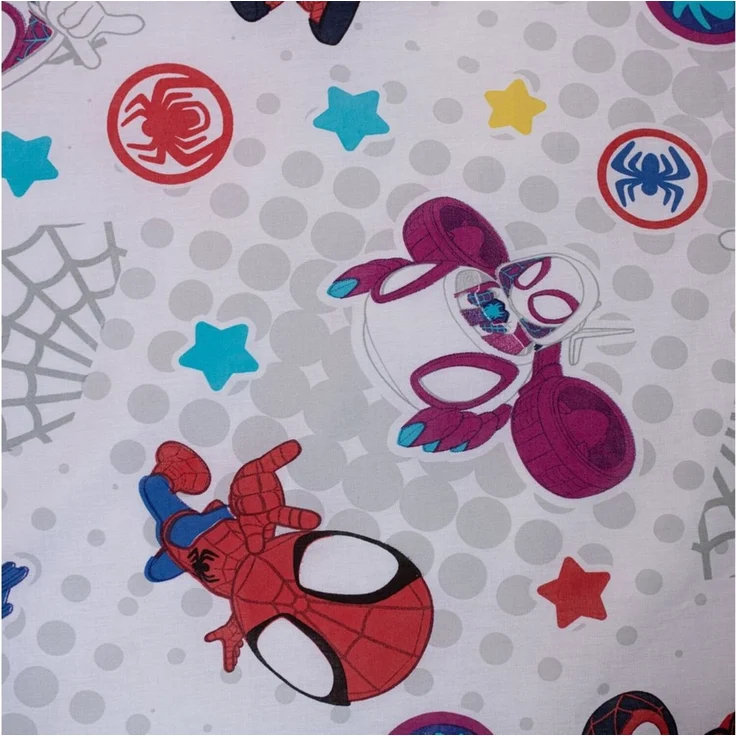 Spiderman Bettwäsche-Set 140x200 cm + 70x90 cm aus 100% Baumwolle mit Reißverschluss – Bild 3