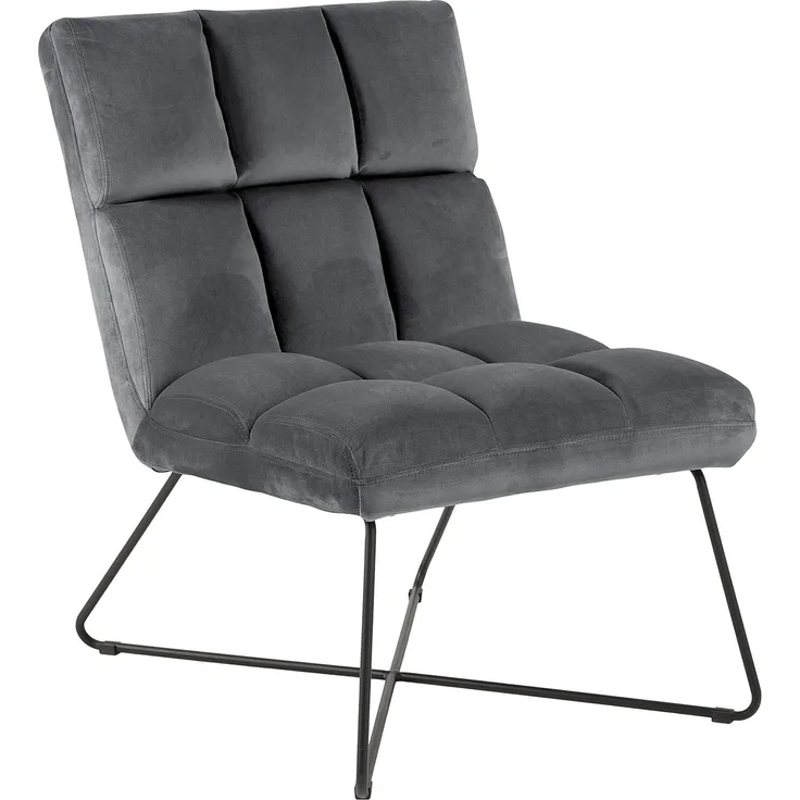 Loungesessel ALBA, dark grey