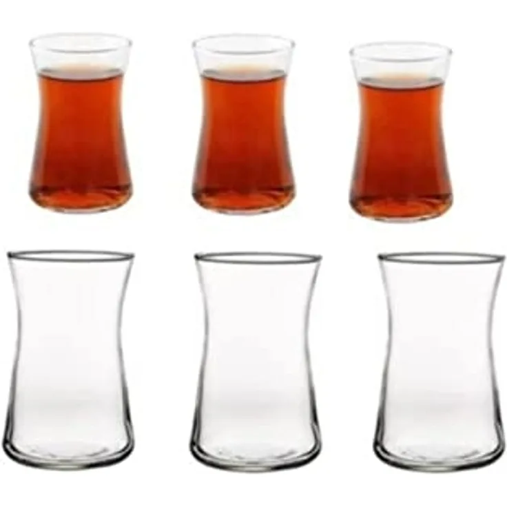 Pasabahce 6er Set Teegläser 160cc 5 1/4 oz transparent