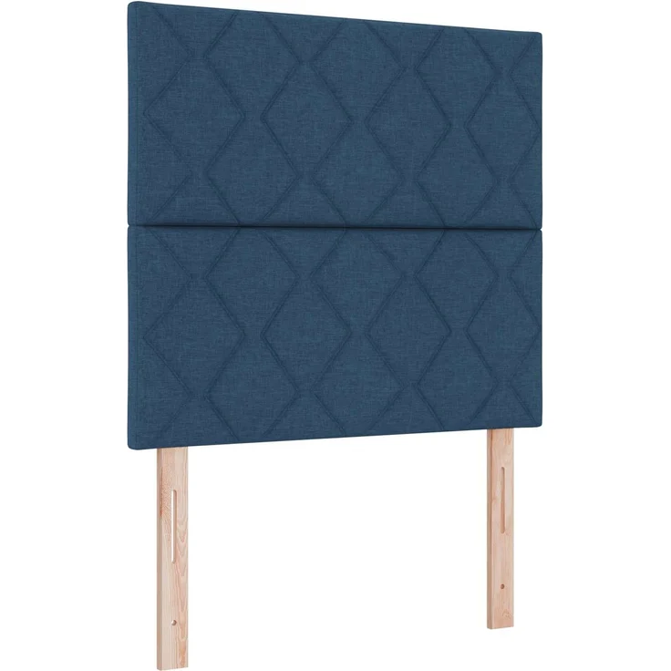 vidaXL Aufbewahrungsbett mit Matratze Blau 90 x 200 cm Stoff 3459545 – Bild 4