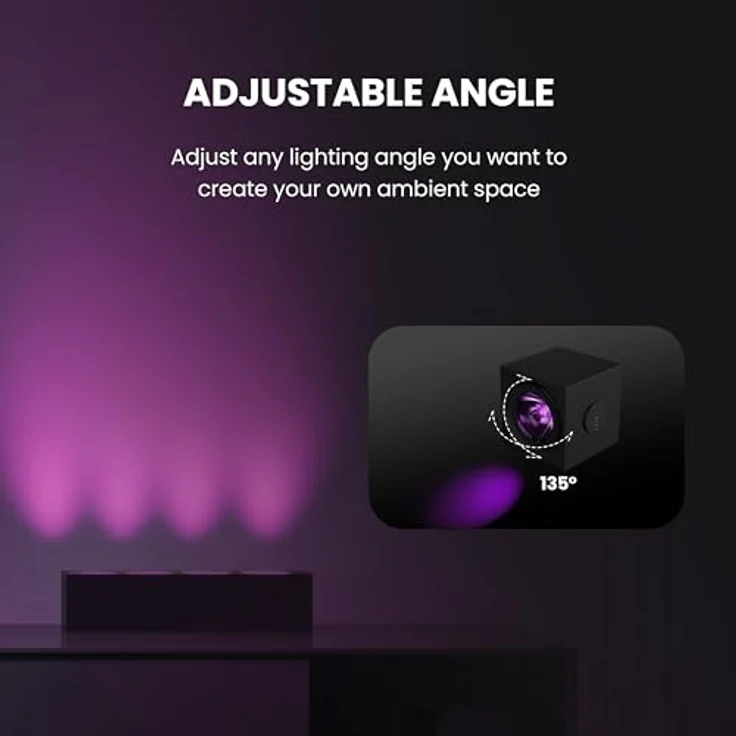 Yeelight Cube Intelligente Tischleuchte Wi-Fi/Bluetooth Schwarz Multi 802.11b 802.11g Wi-Fi 4 (802.11n) 2 4 GHz – Bild 3