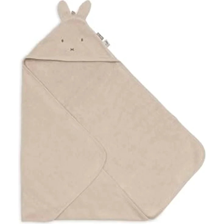Jollein Kapuzenhandtuch Baby – Miffy/Warm Sand – 75x75 cm – 100% Baumwolle – Frottee – OEKO-TEX Zertifiziert – Baby Handtuch Kapuze – Kapuzenhandtuch Kinder für Mädchen und Jungen – Bild 3