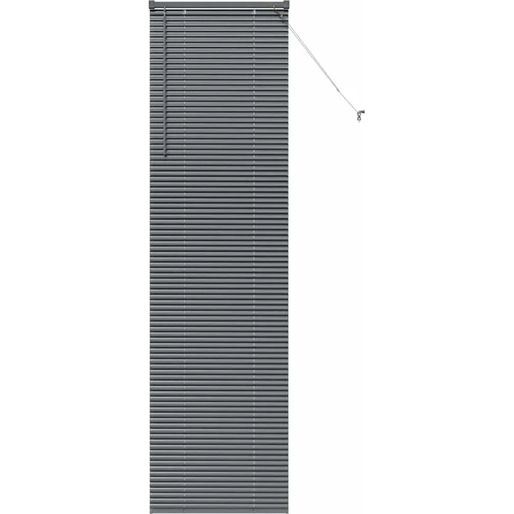 vidaXL Balkenjalousien Dunkelgrau 220 x 60 cm Aluminium 42006089 – Bild 2