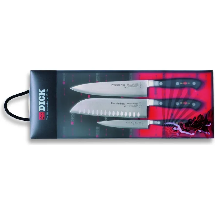 Dick Messerset Premier Plus Eurasia asiatishe Küchenmesser X50CrMoV15 Stahl