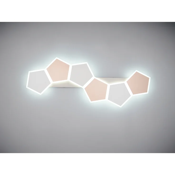 LED Deckenleuchte ZAYA mit Fernbedienung & 3 Lichtfarben, Grau Coffee, B: 99cm – Bild 5