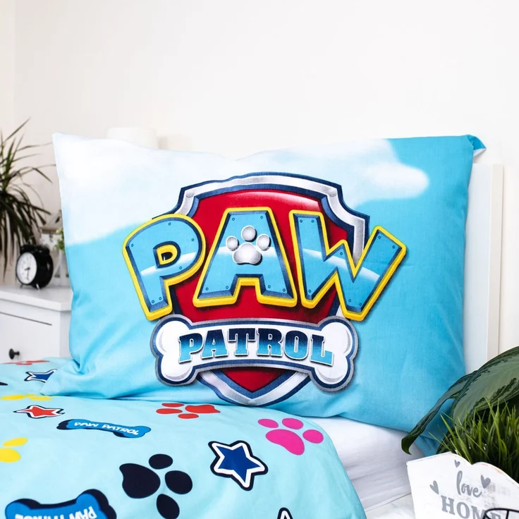 Paw Patrol Design mit Glow Effect Kuschelige Bettwäsche Baumwolle, 140x200 cm & 70x90 cm – Bild 5