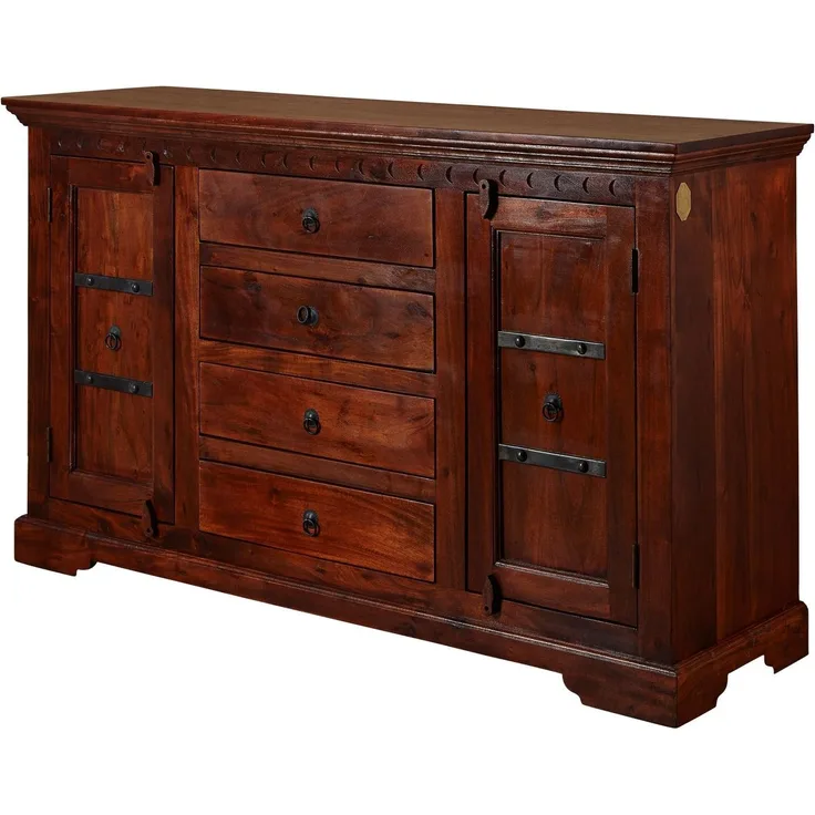 Sideboard Akazie 150x45x89 nougat lackiert OXFORD #513