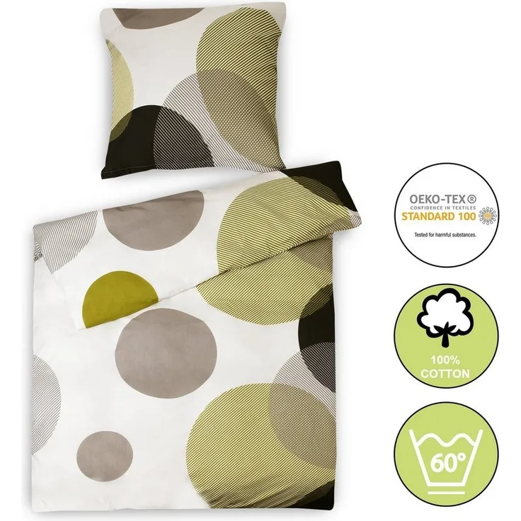 Beautissu Renforcé Bettwäsche Nela 155cm, 220cm