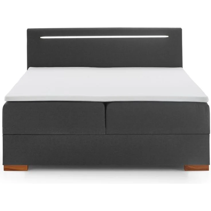 Cooper I Boxspringbett braun EicheStoffbezug 211cm x 182cm x 110cm – Bild 2